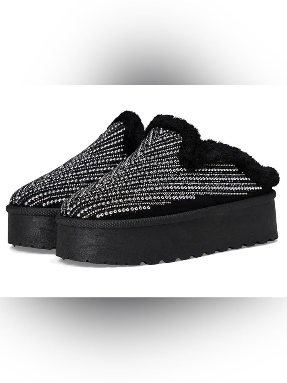 Vintage Havana Crystal Embellished Slip-On Platforms– New with Box – Size 7.5